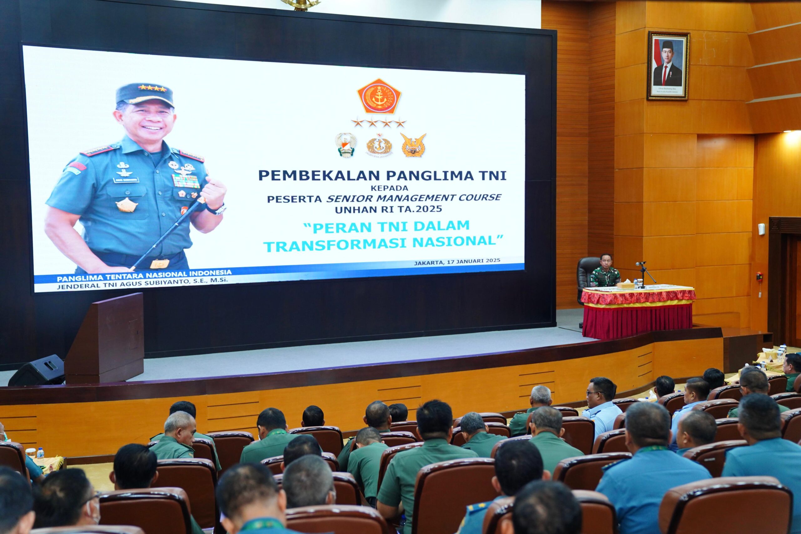 Panglima TNI Dorong Transformasi Nasional Lewat Pembekalan Diplomasi Militer kepada Perwira TNI