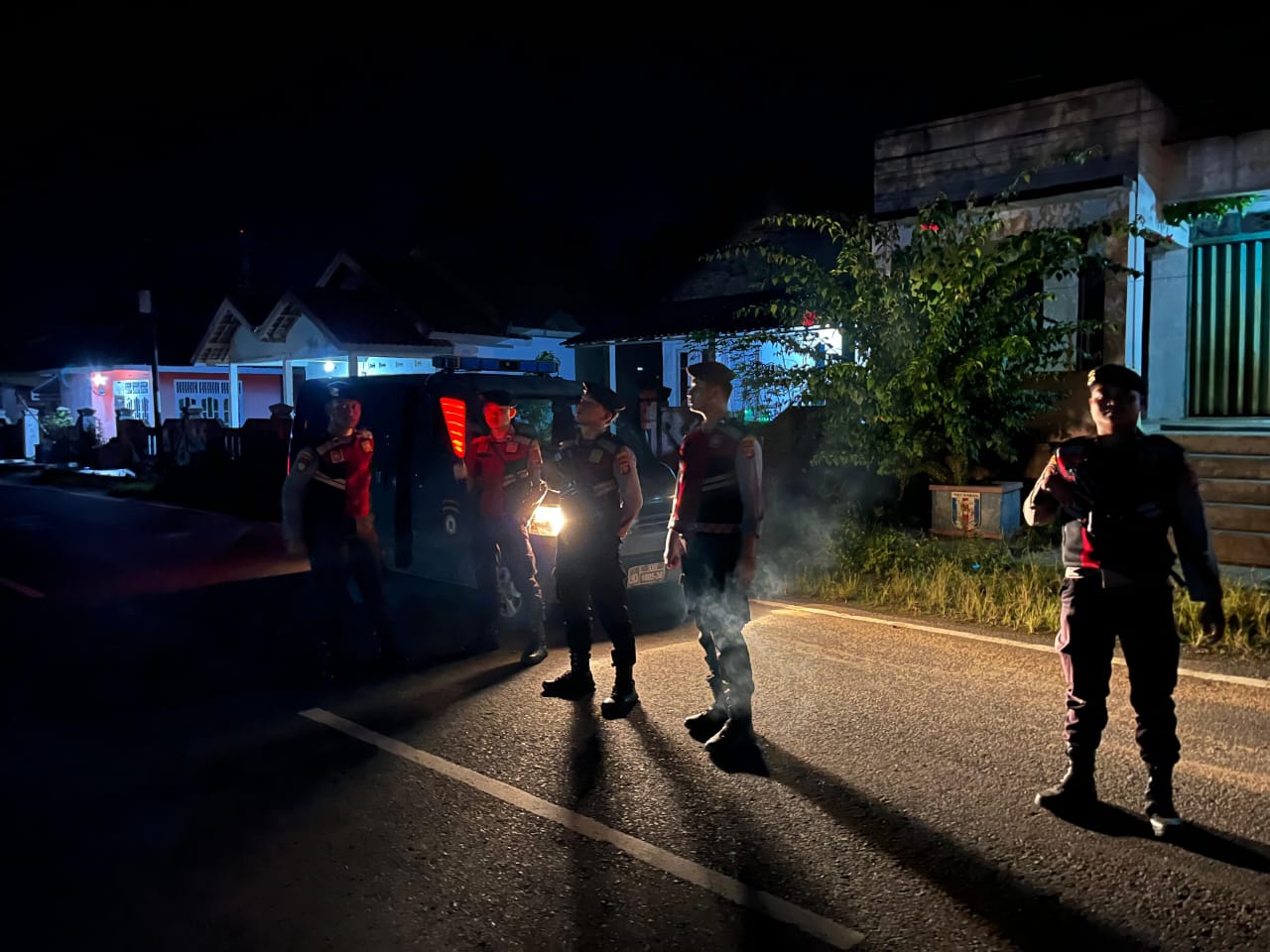 Tahun Baru Imlek 2025, Polres Way Kanan Gelar Patroli KRYD Jaga Kamtibmas