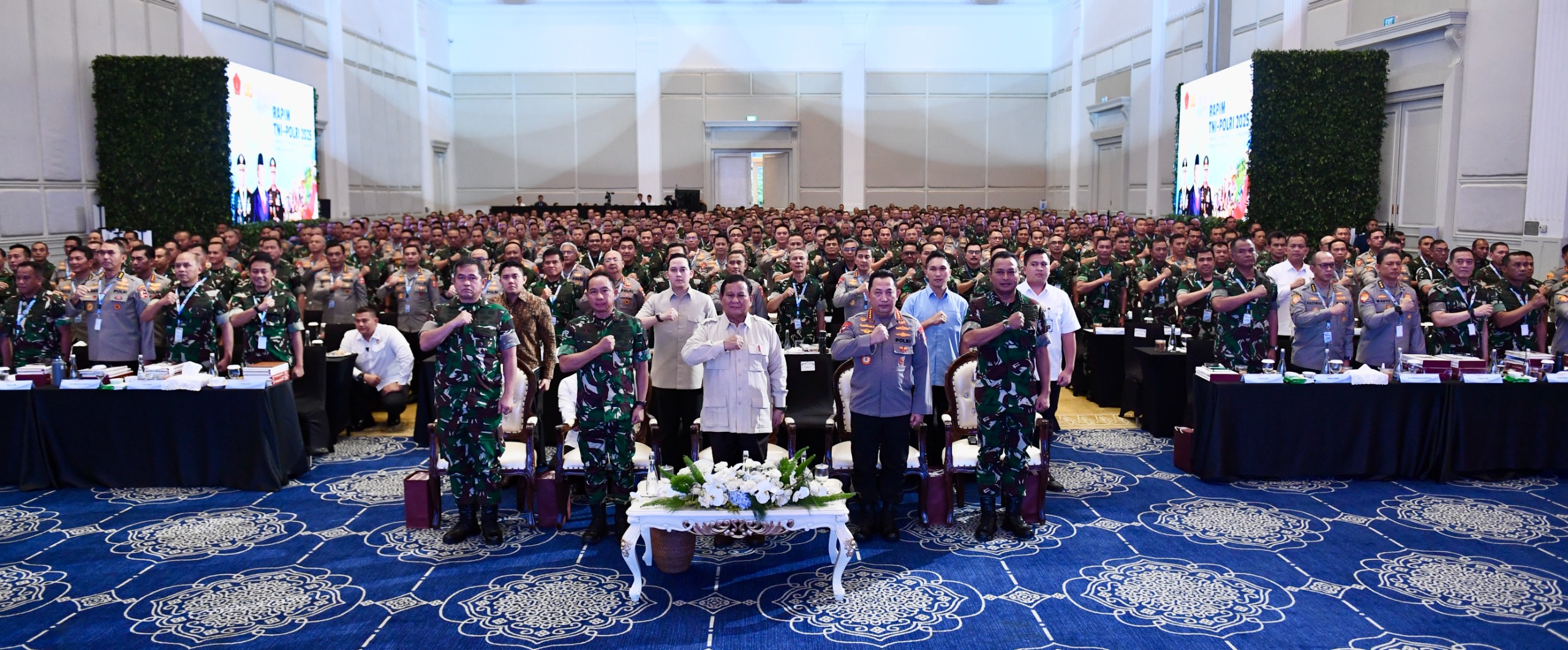 Pesiden RI: Rapim TNI-Polri 2025 Bahas Strategi Nasional dan Ketahanan Pangan
