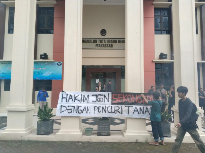 Lawan Mafia Tanah! Warga Binanga Tuntut Keadilan di PTUN Makassar
