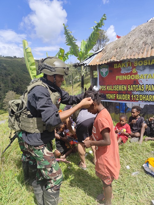 Misi Kemanusiaan, Satgas Yonif 112/DJ Wujudkan Harapan dan Kesejahteraan Warga