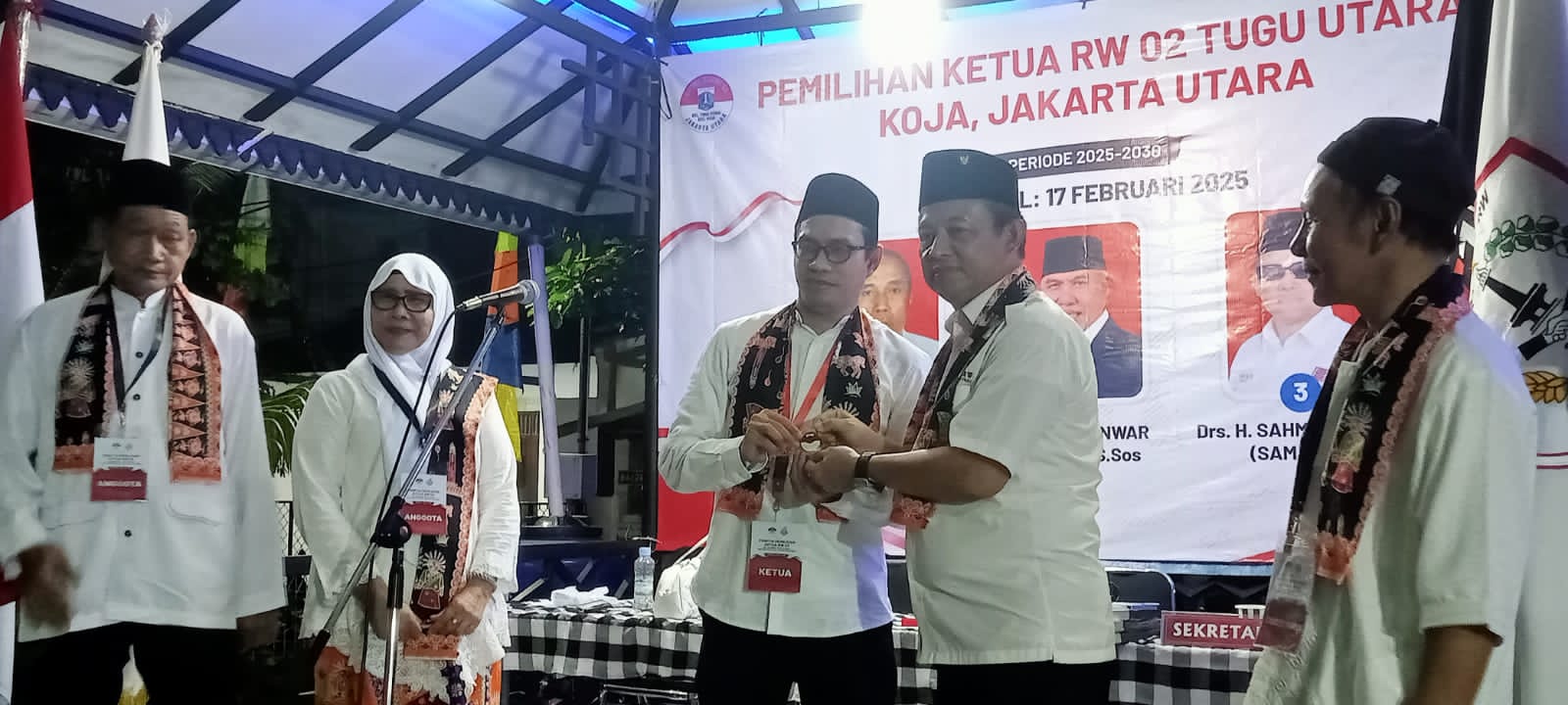 Warga RW 02 Tugu Utara Antusias Pilih Pemimpin Baru Periode 2025-2030