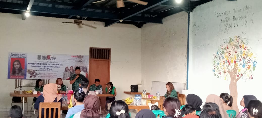 Irawati Tapukang Terpilih Aklamasi sebagai Ketua RT 03 Tugu Selatan