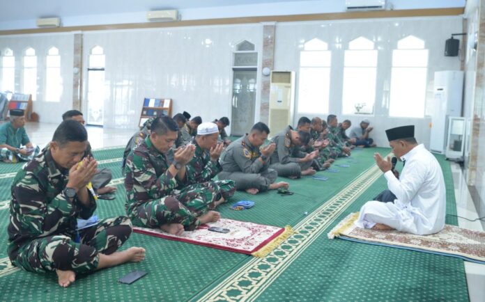Doa Bersama Lanud Sultan Hasanuddin, Kunci Sukses Latihan Sriti Gesit 2025