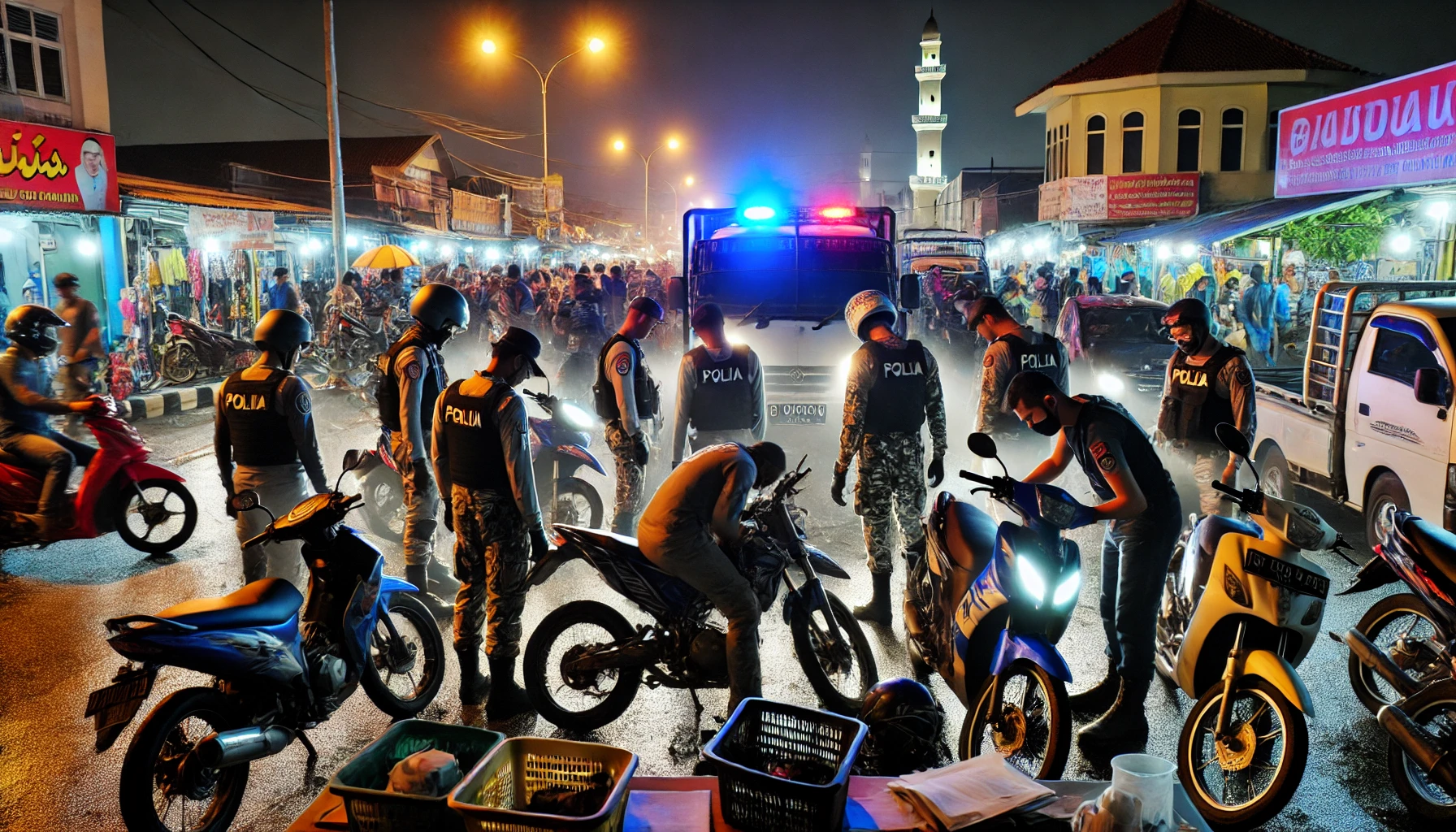 Demi Keamanan Ramadan, Polisi Gencarkan Razia Balap Liar dan Petasan