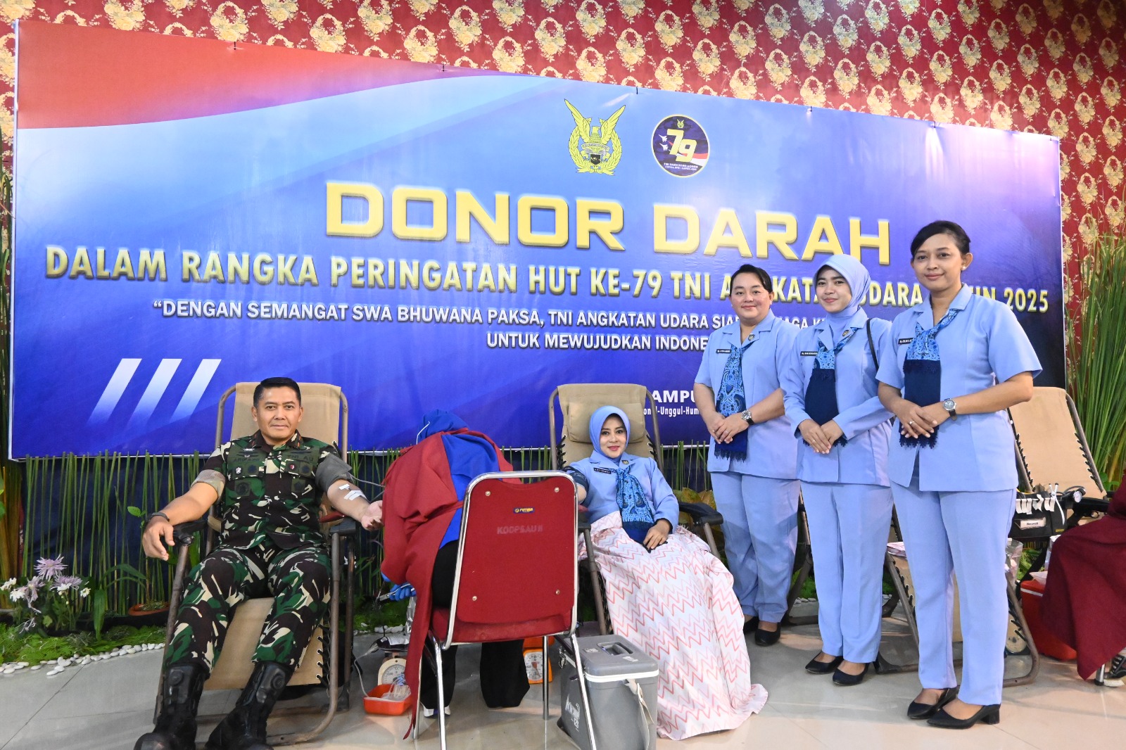 HUT ke-79 TNI AU: Aksi Kemanusiaan yang Menginspirasi Lewat Donor Darah