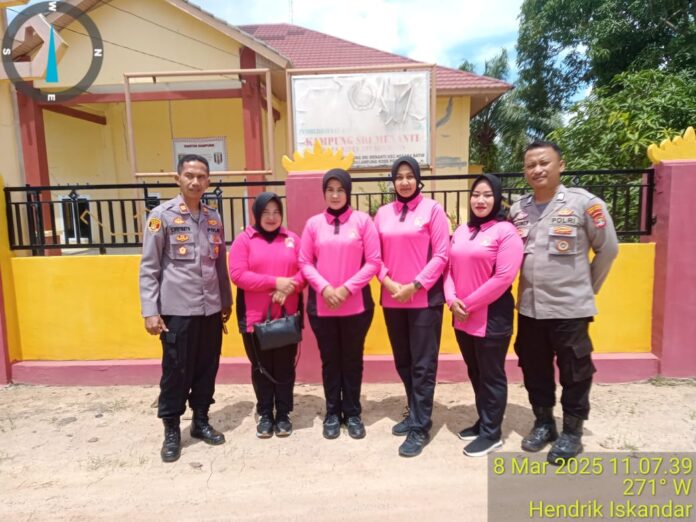 Polsek Negara Batin dan Bhayangkari Hadir Langsung Bantu Warga Srimenanti