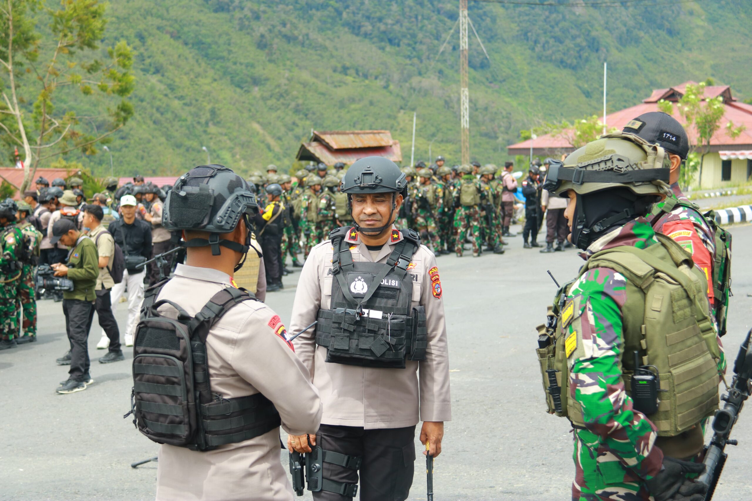 Yonif 112/DJ dan Aparat Gabungan Bergerak, Papua Harus Tetap Aman