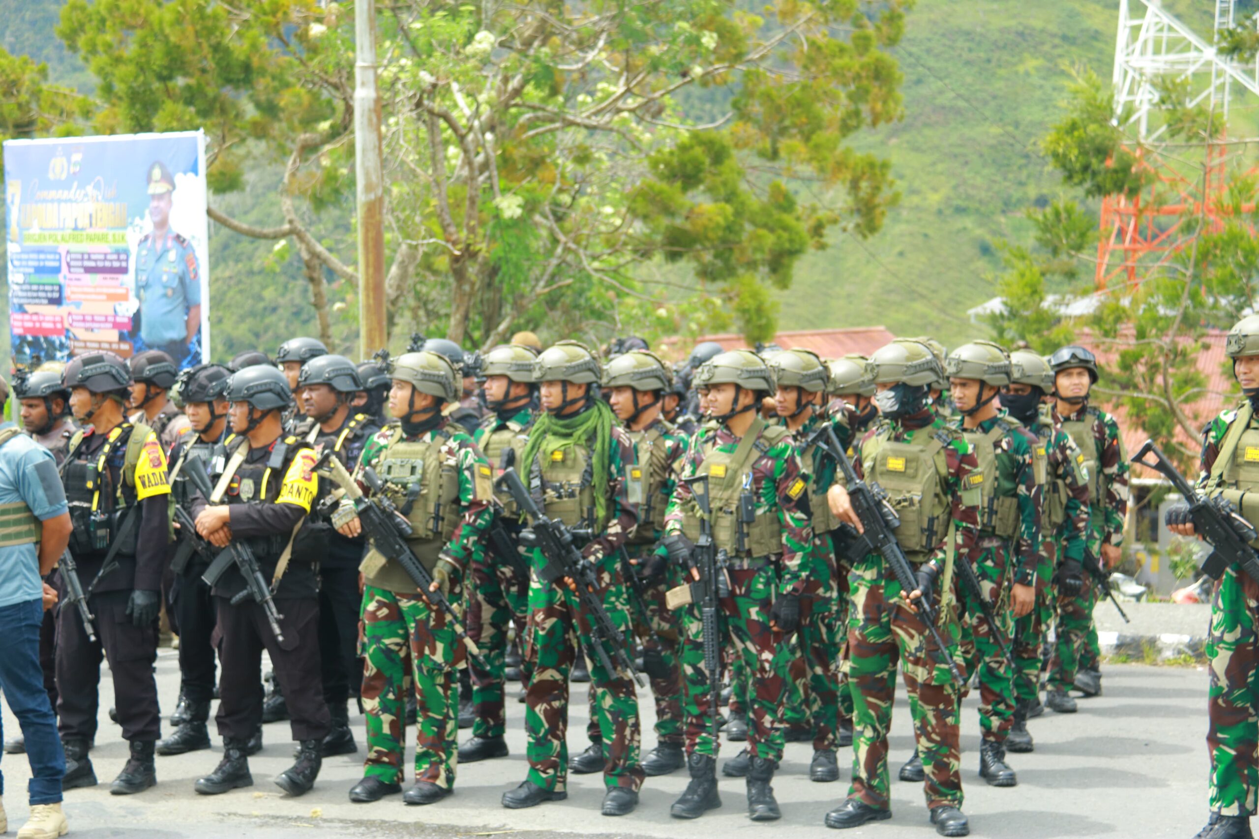 Yonif 112/DJ dan Aparat Gabungan Bergerak, Papua Harus Tetap Aman