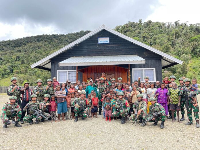 Satgas Yonif 715/Mtl, Sahabat Rakyat dalam Pengabdian di Tanah Papua