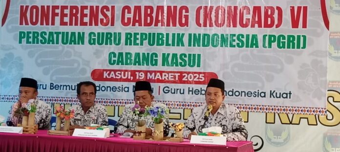 Kepengurusan Baru PGRI Kasui Resmi Dikukuhkan, Siap Tingkatkan Kualitas Pendidikan