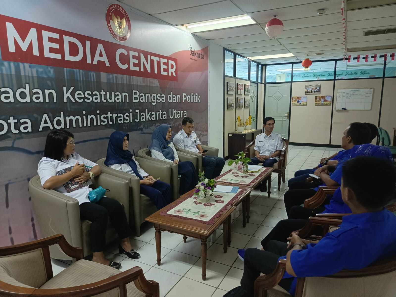 Peran Media dalam Pembangunan, PWI Pokja Jakarta Utara Pererat Sinergi dengan Kesbangpol
