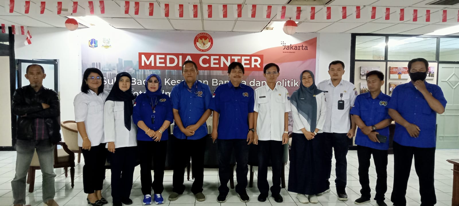 Peran Media dalam Pembangunan, PWI Pokja Jakarta Utara Pererat Sinergi dengan Kesbangpol