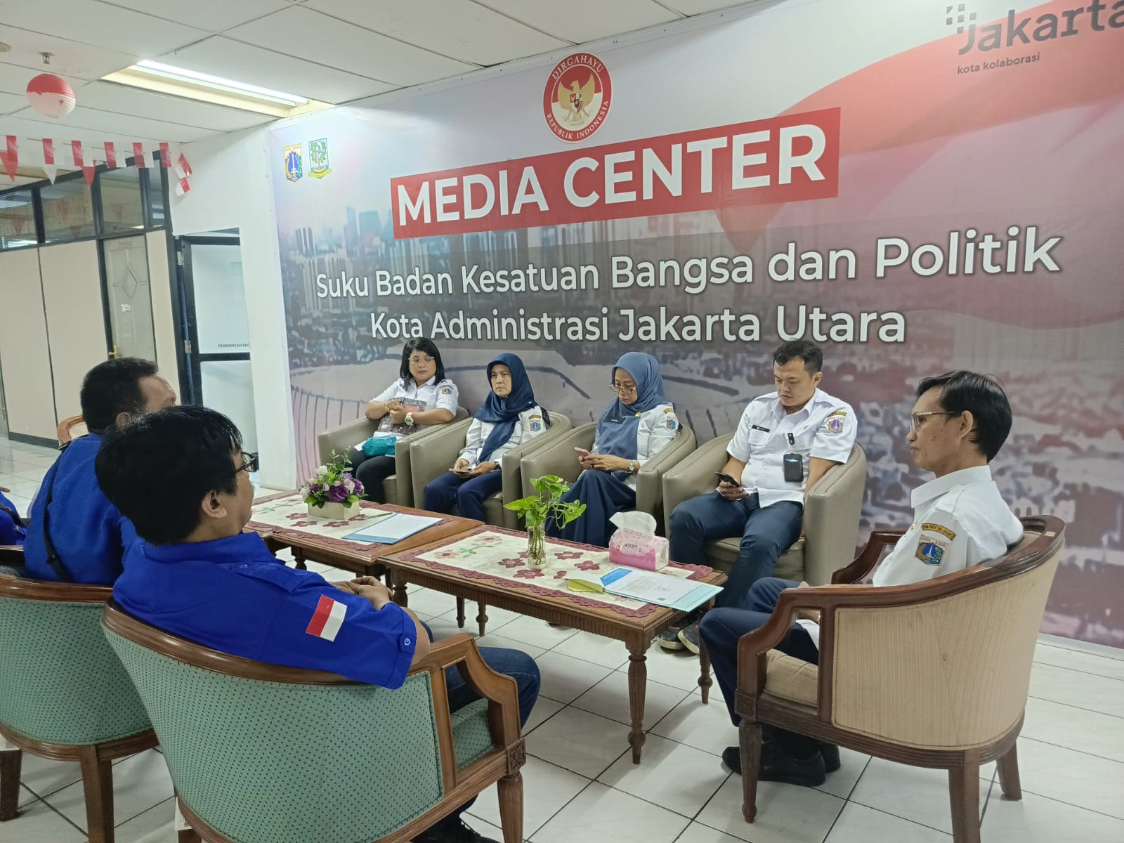 Peran Media dalam Pembangunan, PWI Pokja Jakarta Utara Pererat Sinergi dengan Kesbangpol