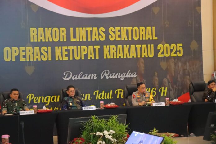 Polda Lampung Mantapkan Strategi Pengamanan Mudik Hari Raya Idul Fitri 1446 H
