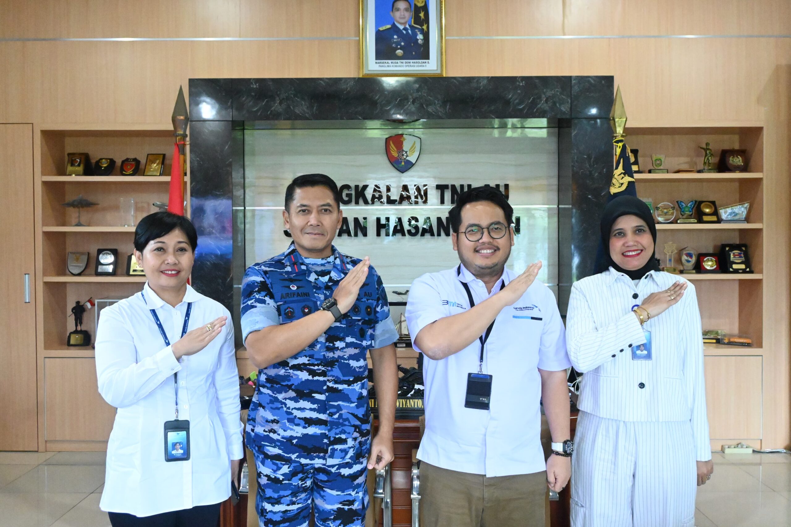 Transformasi Besar Garuda Indonesia dan Lanud Sultan Hasanuddin, Tingkatkan Sinergi Nasional