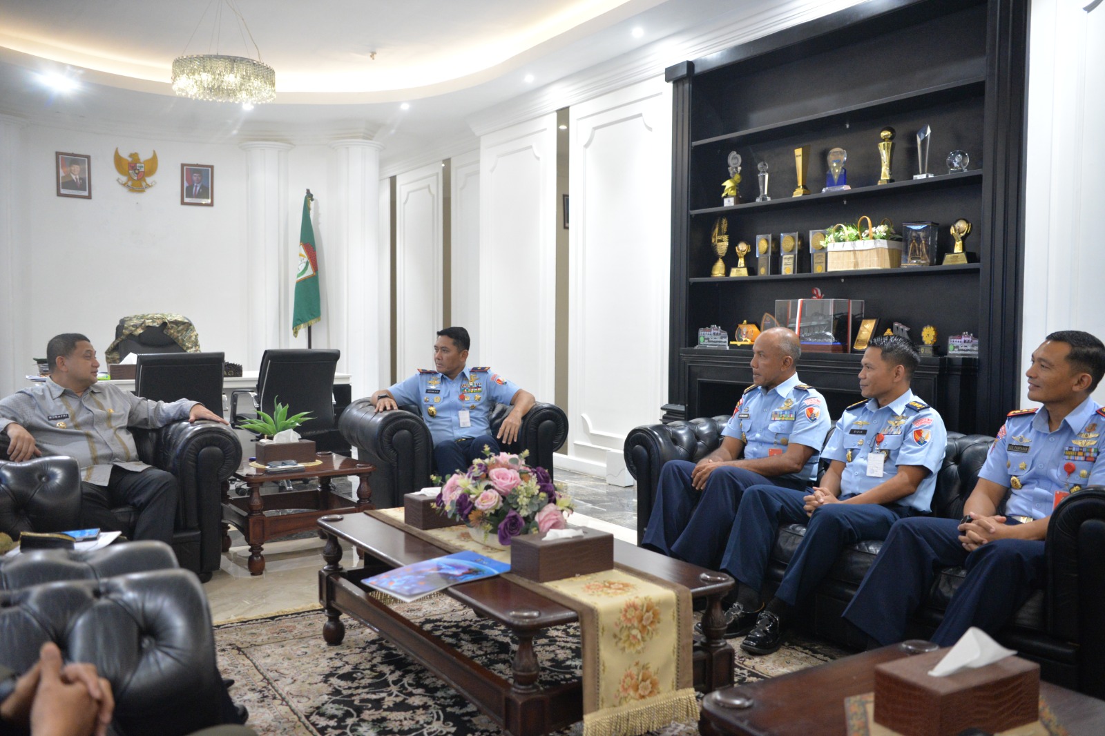Kunjungan Strategis Danlanud Sultan Hasanuddin Perkuat Kolaborasi Dinamis dengan Pemkot Makassar