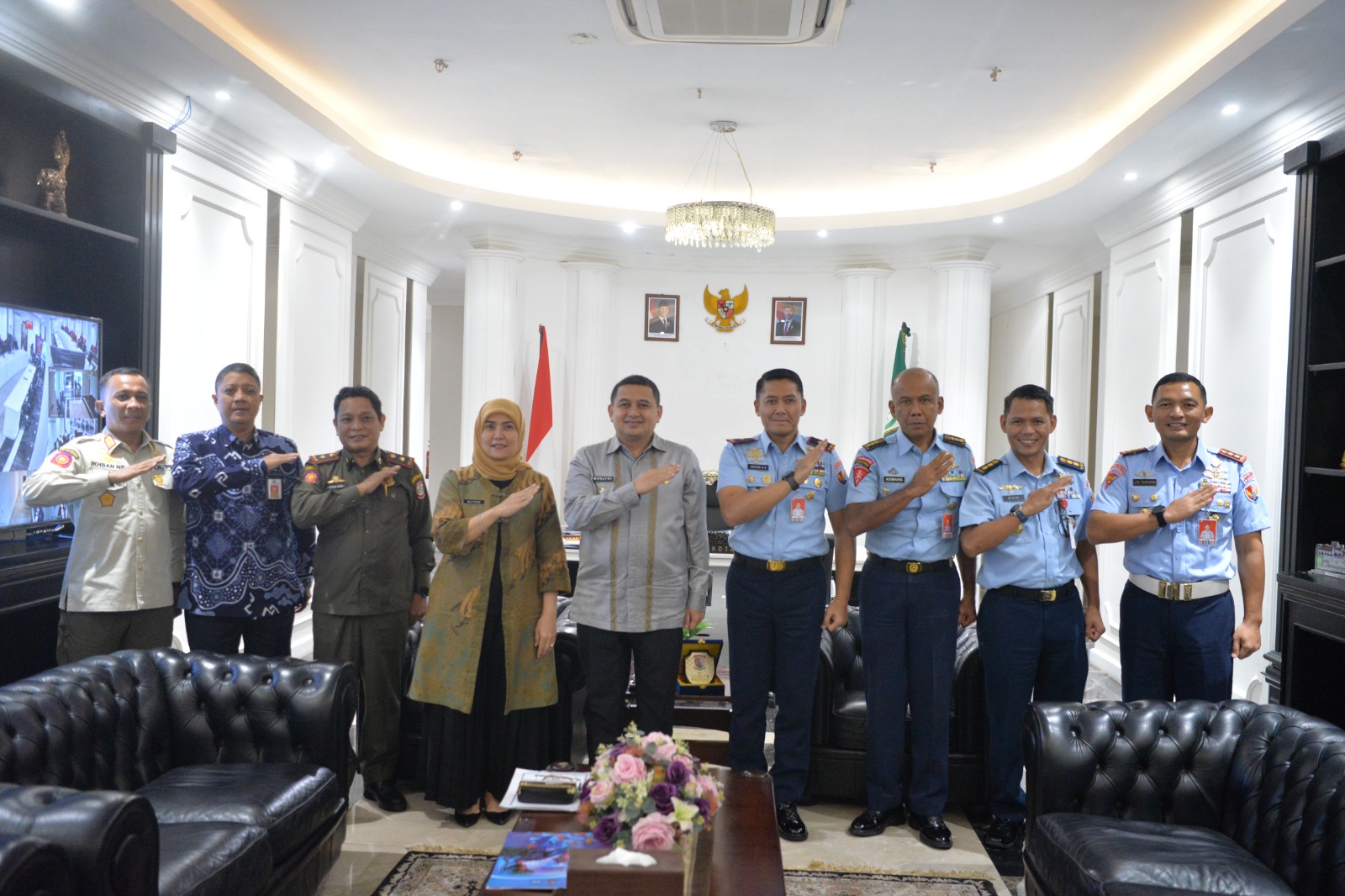 Kunjungan Strategis Danlanud Sultan Hasanuddin Perkuat Kolaborasi Dinamis dengan Pemkot Makassar