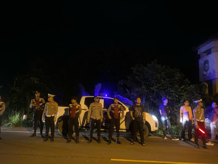 Jalinsum dalam Pengamanan Ketat, Polres Way Kanan Jamin Keamanan Warga