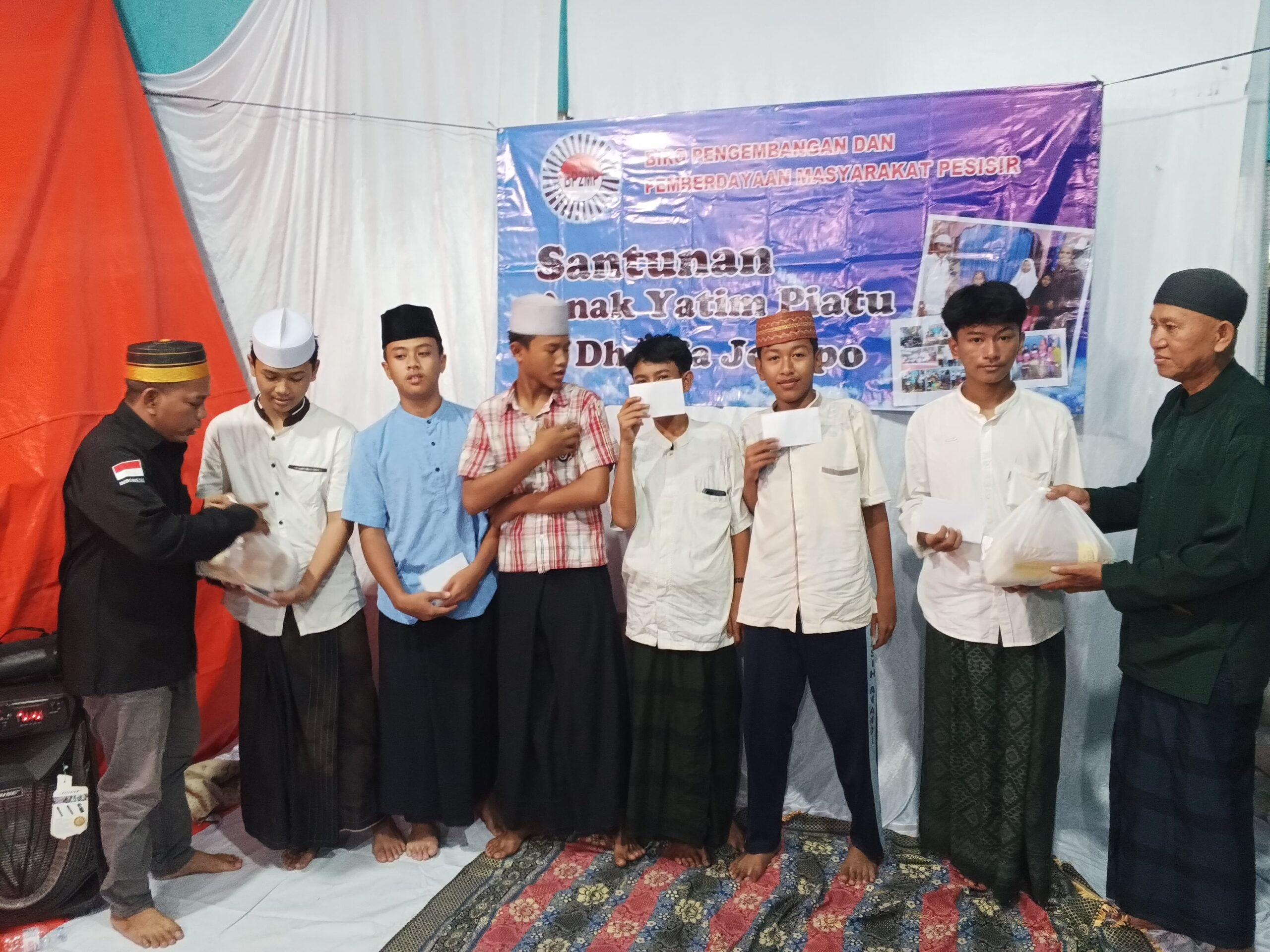 BP2MP Gerakkan Hati, 50 Anak Yatim dan Jompo Dapat Bantuan Penuh Berkah