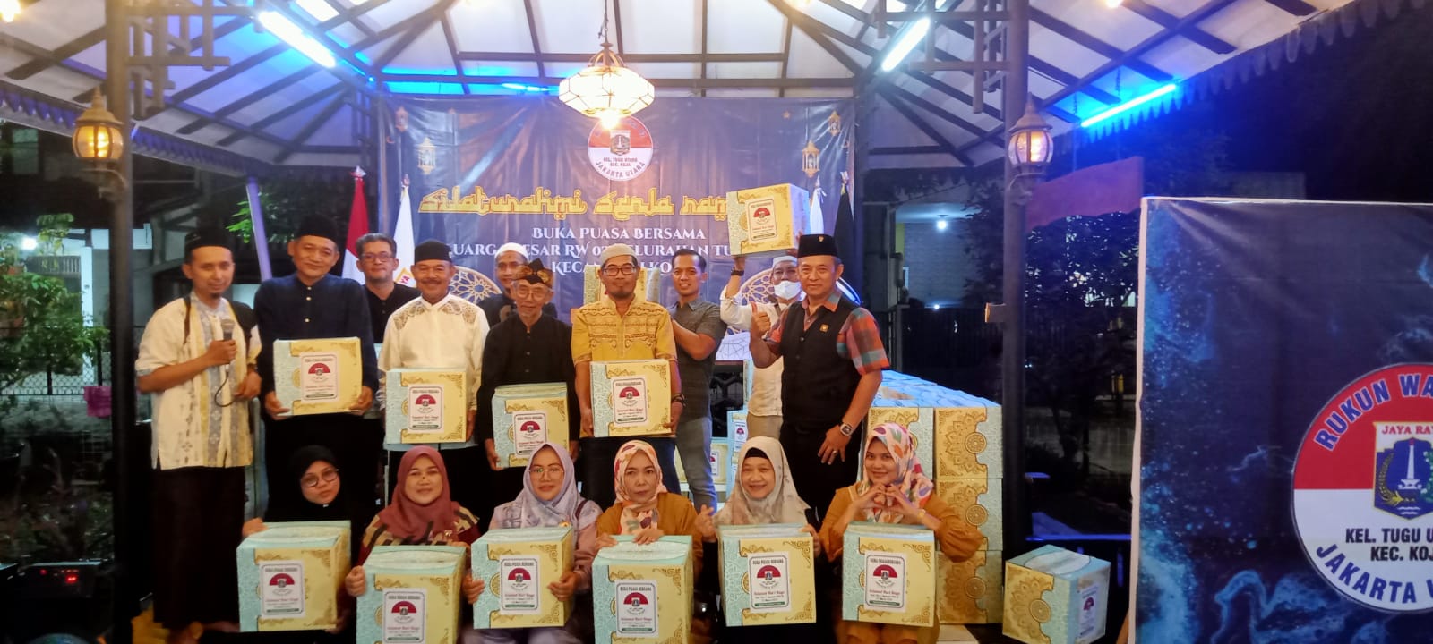 Ramadhan Penuh Berkah, RW 02 Tugu Utara Kokohkan Persatuan Lewat Buka Puasa dan Santunan
