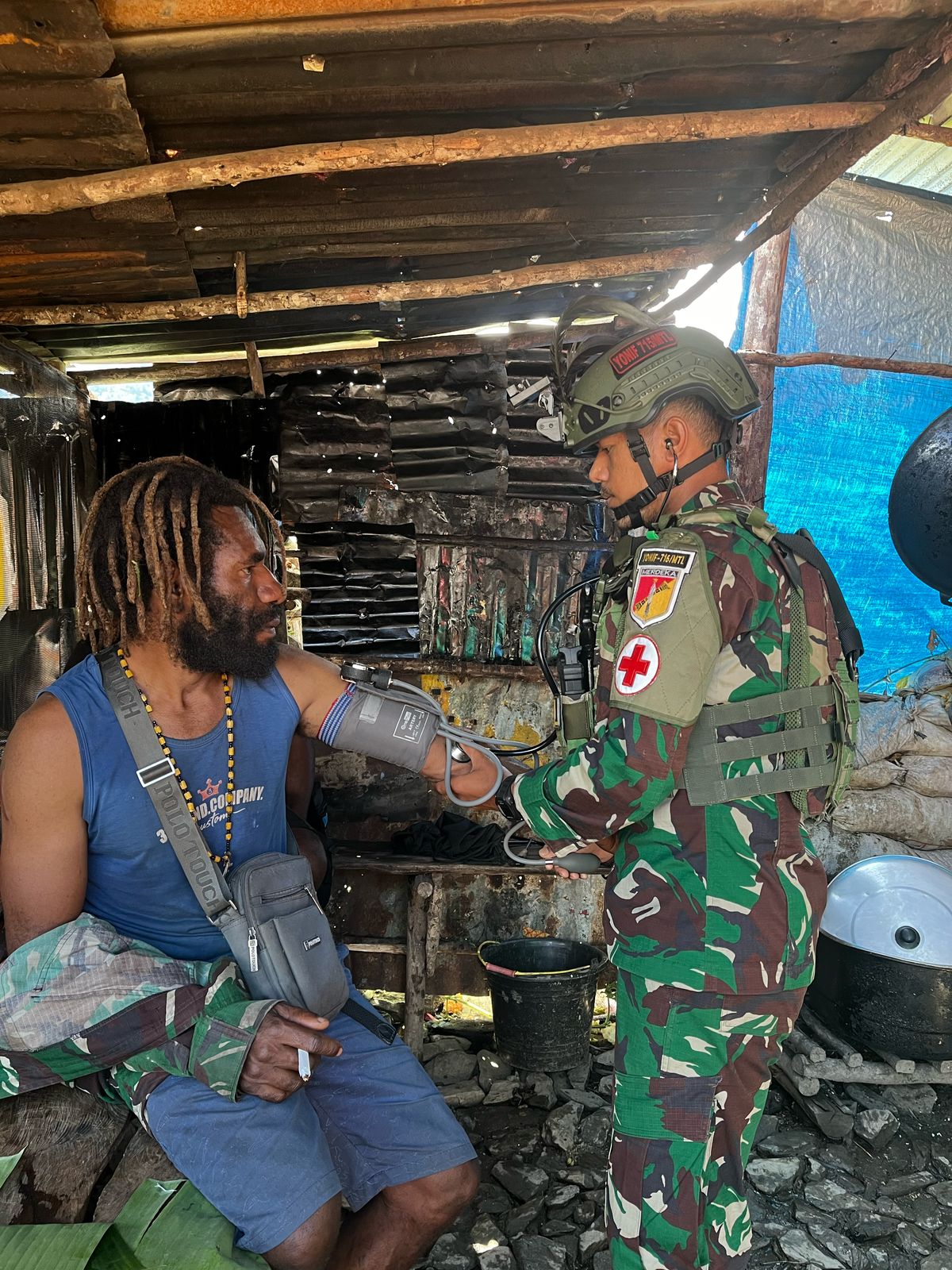 Pelayanan Kesehatan Satgas 715 Jadi Penopang Harapan Masyarakat Kulirik