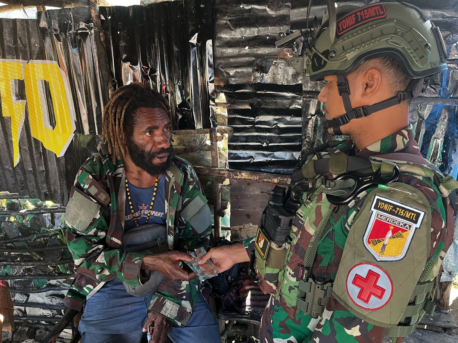 Pelayanan Kesehatan Satgas 715 Jadi Penopang Harapan Masyarakat Kulirik