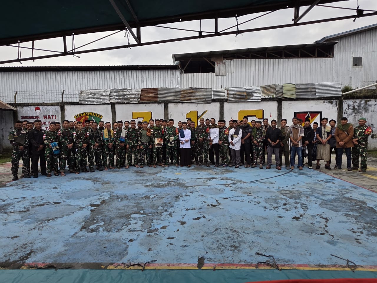 Idul Fitri dalam Penugasan, Satgas Yonif 715 Tunjukkan Loyalitas dan Keteguhan Iman