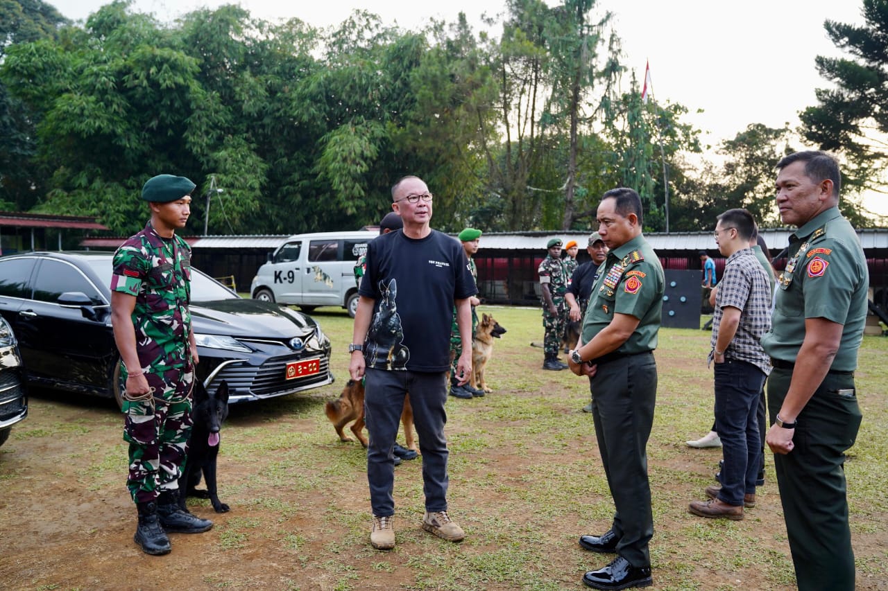 Kennel Von Phanuel Jadi Lokasi Pelatihan K9 Handler, Panglima TNI Soroti Keunggulan Program Ini