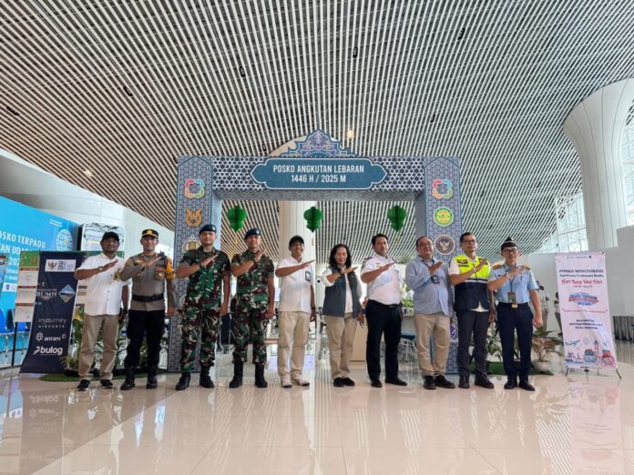 Pengamanan Arus Lebaran di Bandara Sultan Hasanuddin Berjalan Aman dan Tertib Berkat Kolaborasi Kuat