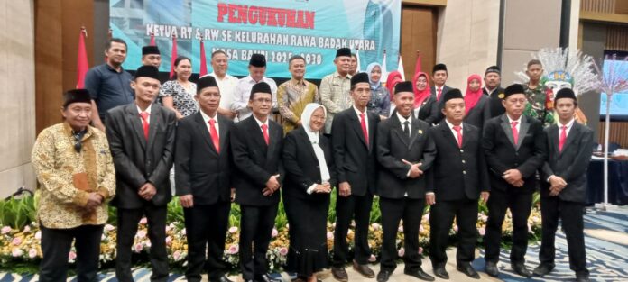 Pelantikan Ketua RW dan RT di Rawa Badak Utara: Langkah Strategis Membangun Masyarakat Mandiri dan Sejahtera