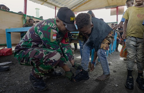 Pelita Pace Mentari Jadi Simbol Harapan dan Masa Depan di Puncak Jaya