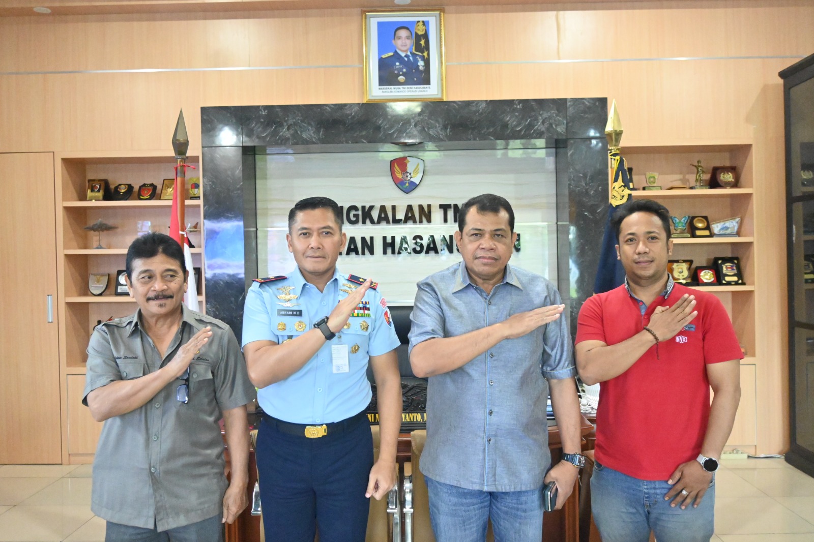 Lanud Sultan Hasanuddin Tunjukkan Komitmen Mendukung Kejuaraan Fajar Nasional Karate 2025