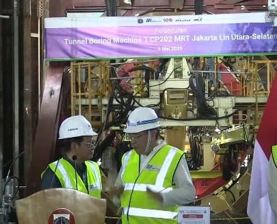 MRT Jakarta Fase 2A Capai Tonggak Baru dengan Peluncuran TBM 1 CP202