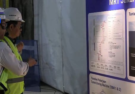 MRT Jakarta Fase 2A Capai Tonggak Baru dengan Peluncuran TBM 1 CP202