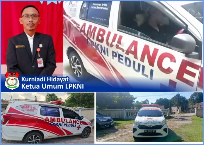 Komitmen Kemanusiaan LPKNI Ditegaskan dengan Pelayanan Ambulans Gratis di Kota Jambi