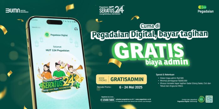 Langkah Strategis Pegadaian, Promo GRATISADMIN Jadi Pendorong Ekonomi Mikro