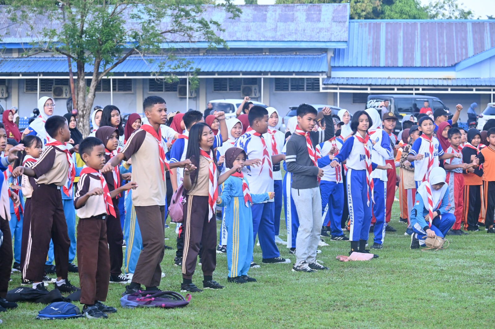CFD Lanud Hasanuddin Bangkitkan Semangat Sehat dan Kebersamaan Warga Makassar