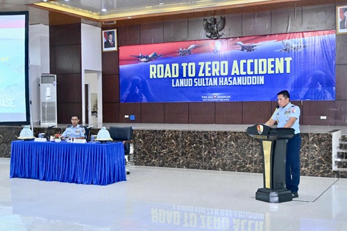 Danlanud Hasanuddin Serukan Aksi Kolektif untuk Budaya Keselamatan Tanpa Kompromi