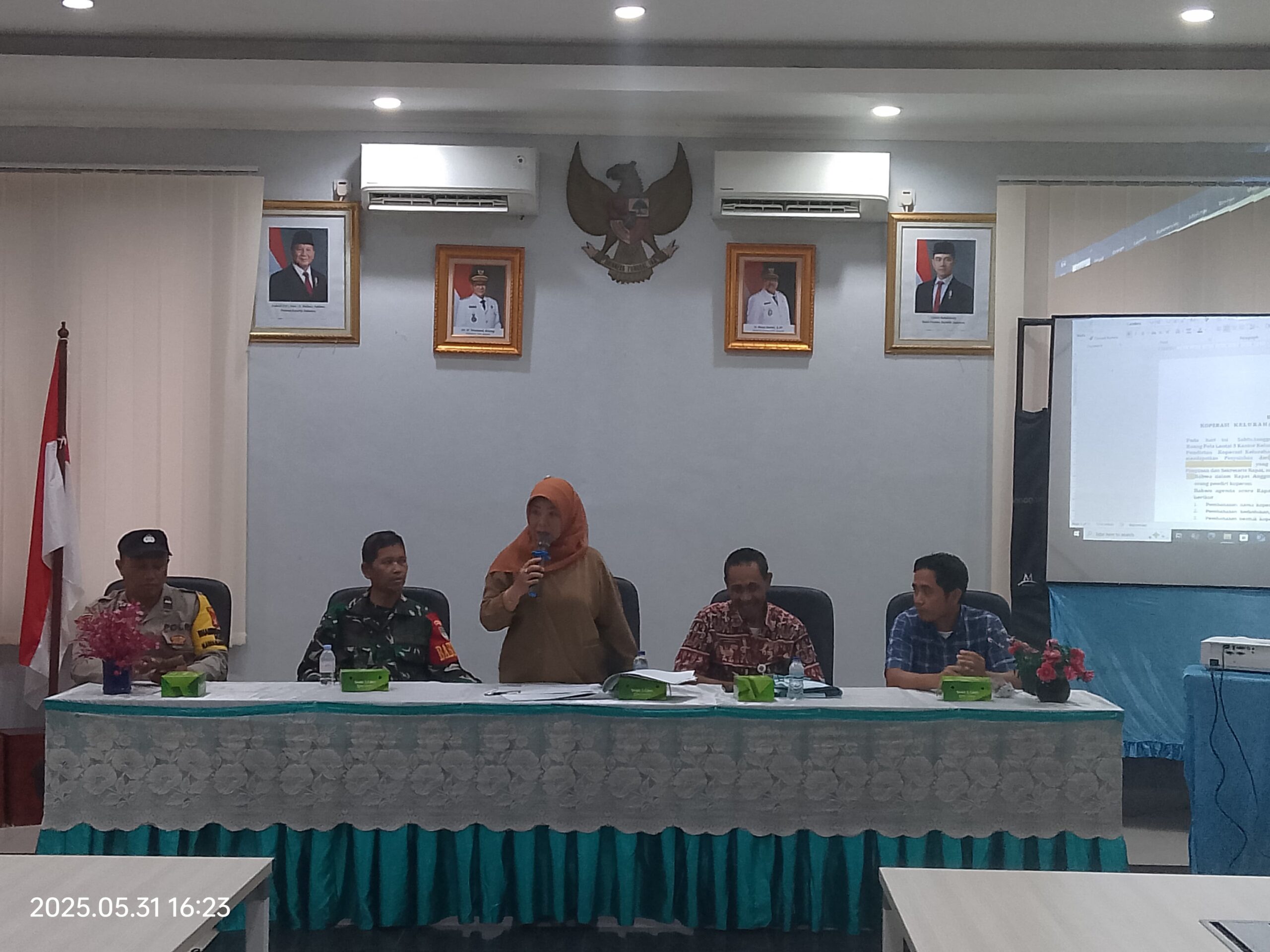Pengurus Koperasi Merah Putih RBU Terbentuk, Dipimpin Langsung oleh Lurah