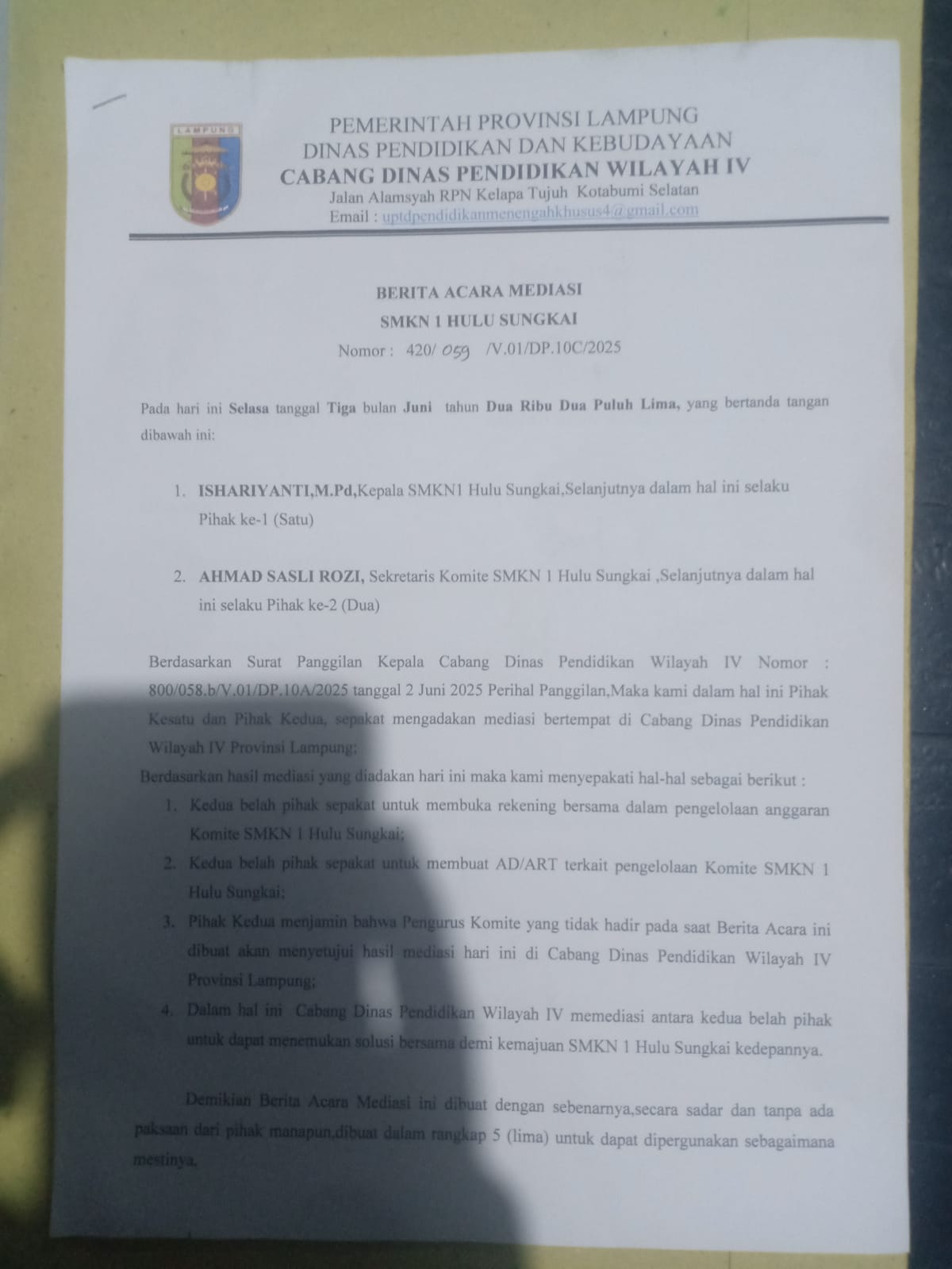 Gaji Komite Macet, Dana Menguap Misterius, Kepala SMKN 1 dan Guru P3K Diseret ke Pusaran Dugaan Pelanggaran