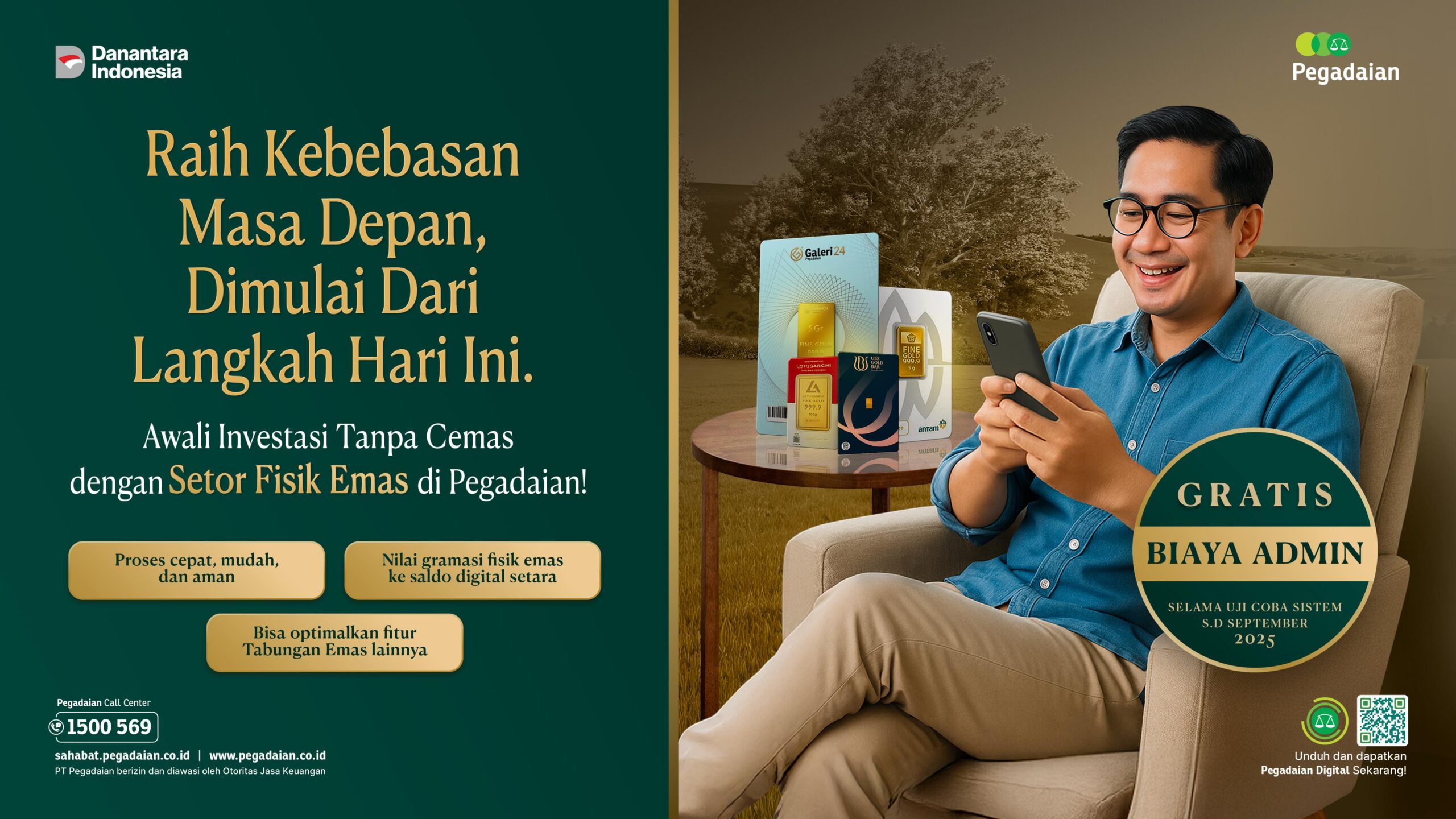 Inovasi Setor Fisik Emas Pegadaian Buka Akses Investasi yang Lebih Aman dan Modern